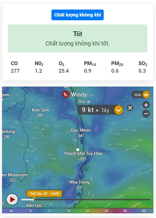 Theo dõi chất lượng không khí mỗi ngày để chủ động bảo vệ sức khỏe