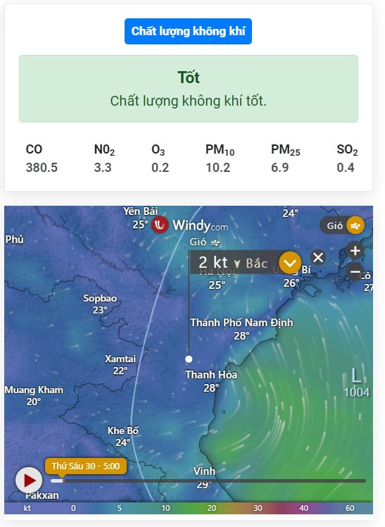 Theo dõi chất lượng không khí để bảo vệ sức khỏe gia đình bạn