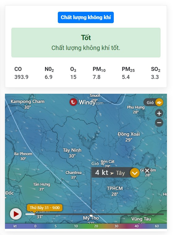 Cảnh báo chất lượng không khí tại Tiền Giang giúp bạn bảo vệ sức khỏe của mình