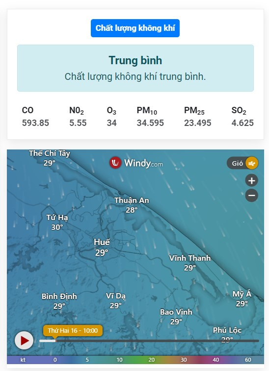 Nhận cảnh báo chất lượng không khí sớm từ Thoitietvn.vn để bảo vệ sức khỏe